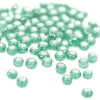 Silver-Lined Round Glass Seed Beads - 8/0 3mm