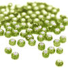 Silver-Lined Round Glass Seed Beads - 8/0 3mm