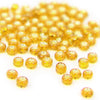 Silver-Lined Round Glass Seed Beads - 8/0 3mm