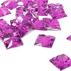 Square Flat-Back Star Engraved Acrylic Resin Rhinestone - 14x14mm (24 Pack)