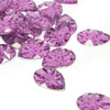 Teardrop Flat-Back Star Engraved Acrylic Resin Rhinestone -  13x18mm (24 Pack)