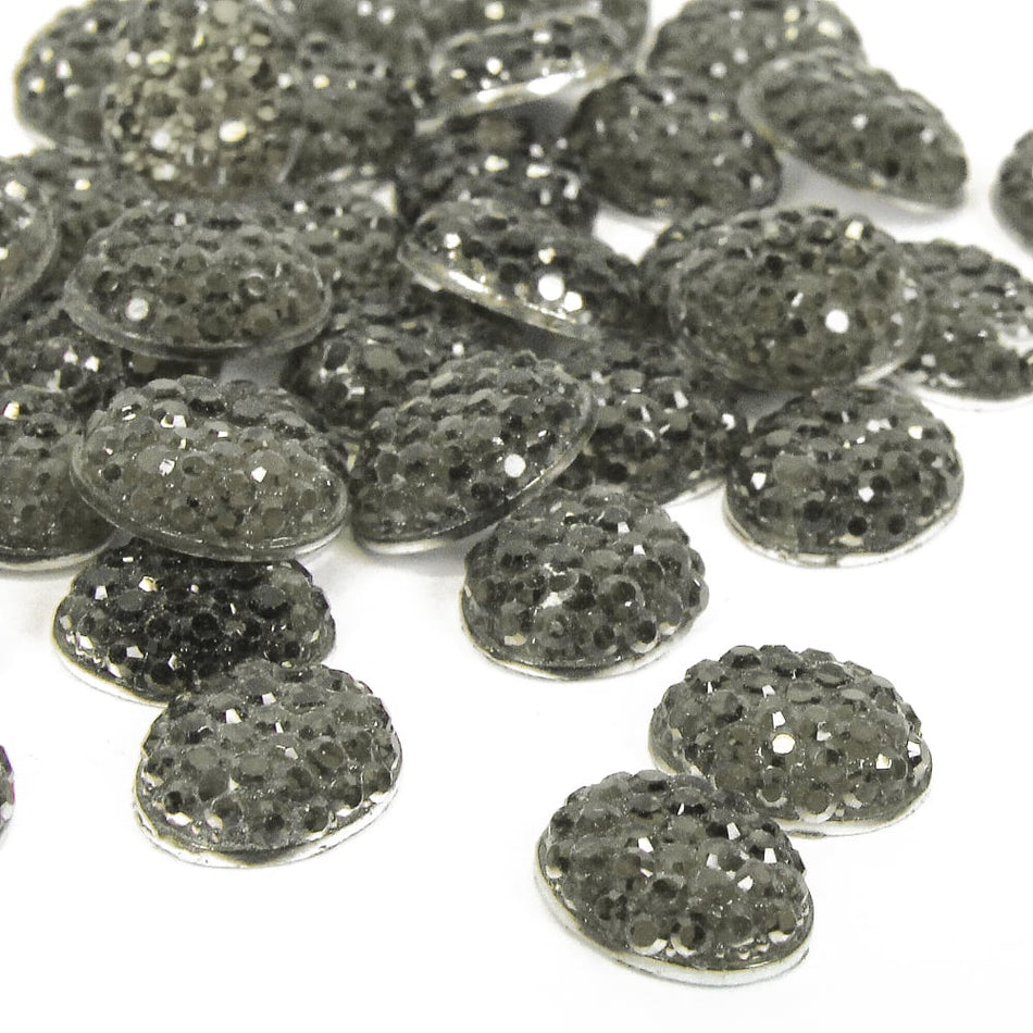 Oval Flat Back Rhinestones - 8x10mm (48 Pack)
