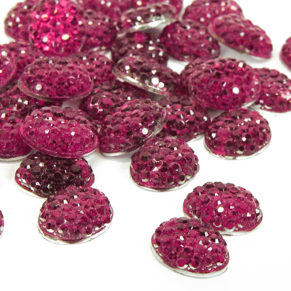 Oval Flat Back Rhinestones - 8x10mm (48 Pack)