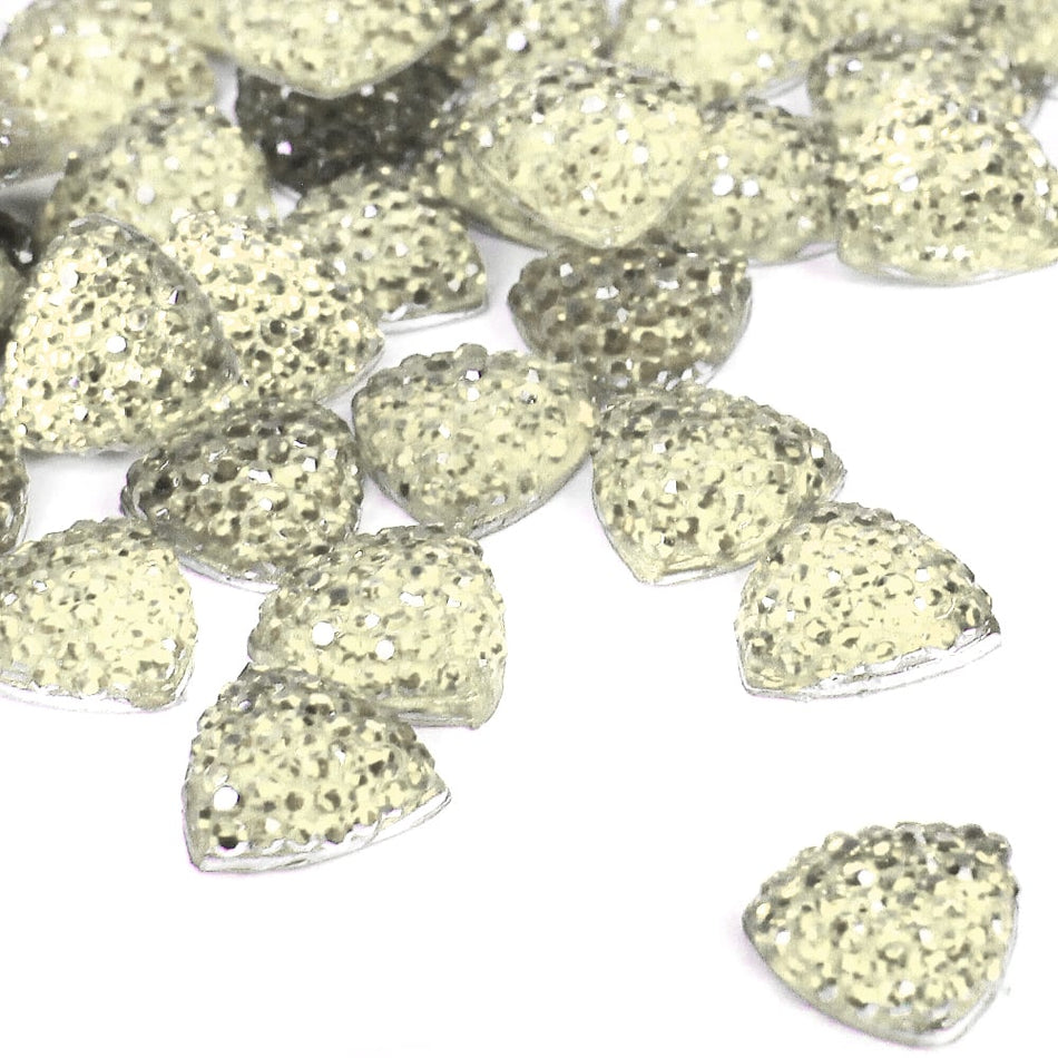 Triangle Flat-Back Rhinestones - 8mm (48 Pack)
