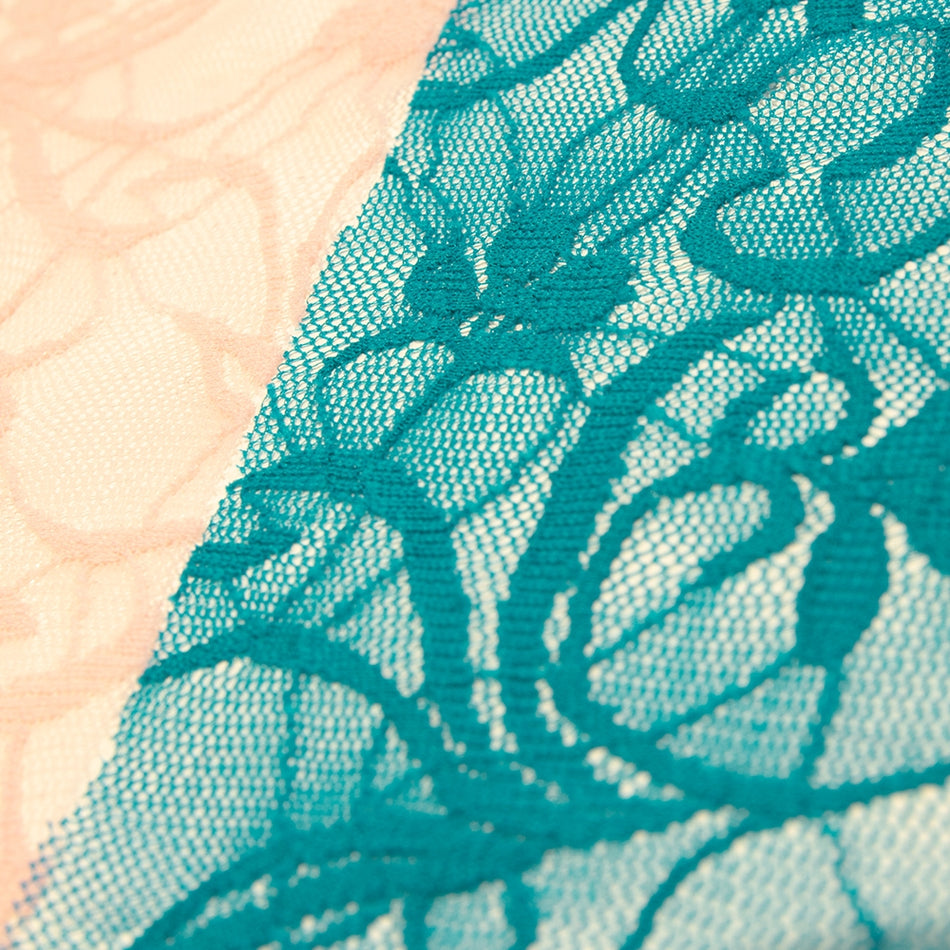 Floral Swirl Stretch Lace