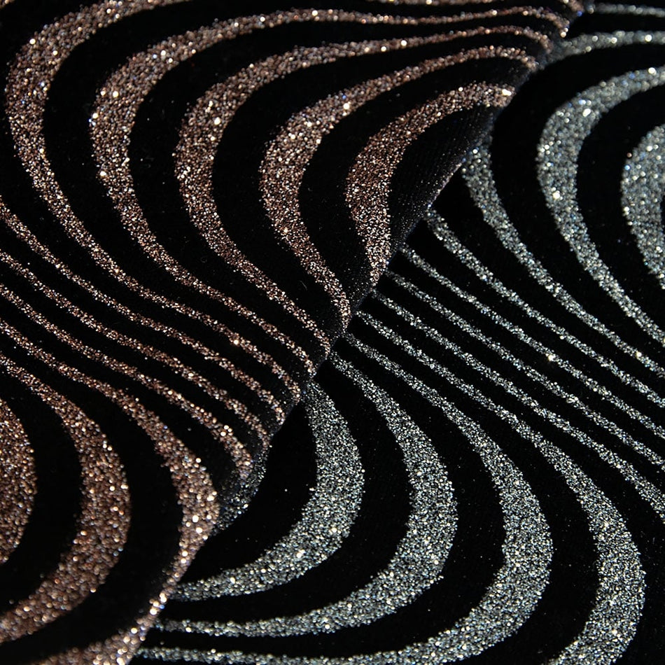 Glitter Illusion Stretch Velvet