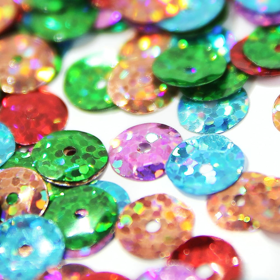 Round Cup Sequins - Laser Hologram - 8mm