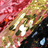 Bella Hanging Oval Sequins w Scalloped Edging Mesh