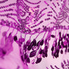 Bella Hanging Oval Sequins w Scalloped Edging Mesh