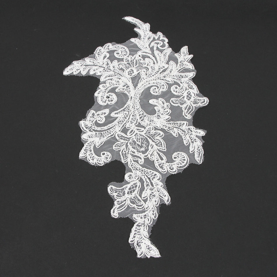 Fern Swirl Lace Motif