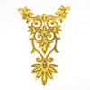 Swirl Crest Iron-On Embroidered Motif