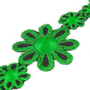 Sunflower Iron-On Embroidered Sequin Trim - 90mm (1.2m Cut)