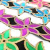 Lily Iron-On Embroidered Sequin Trim - 60mm (1.2m Cut)