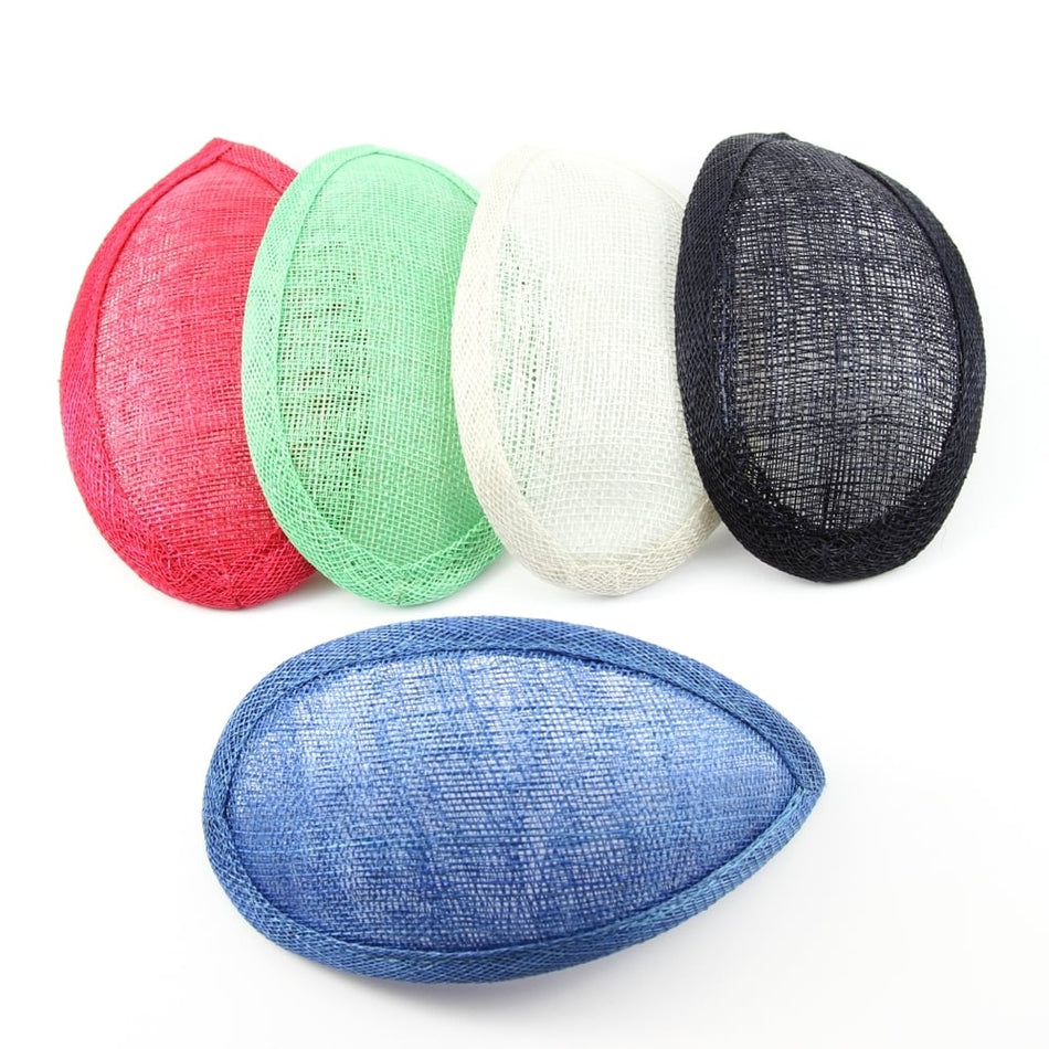 Sinamay Narrow Teardrop Base