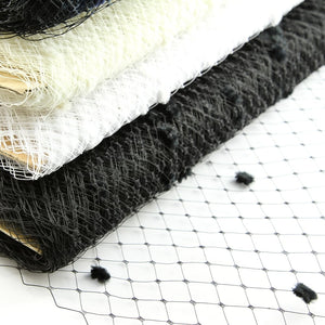 Merry Widow Veiling w Spots - 30cm / 12"