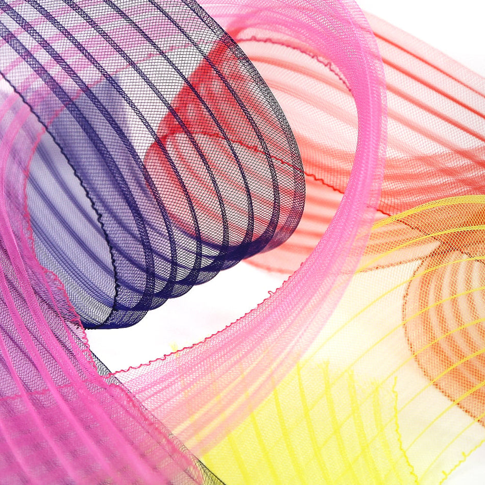 Crinoline 5" / 12cm x80cm - Horizontal Pleated