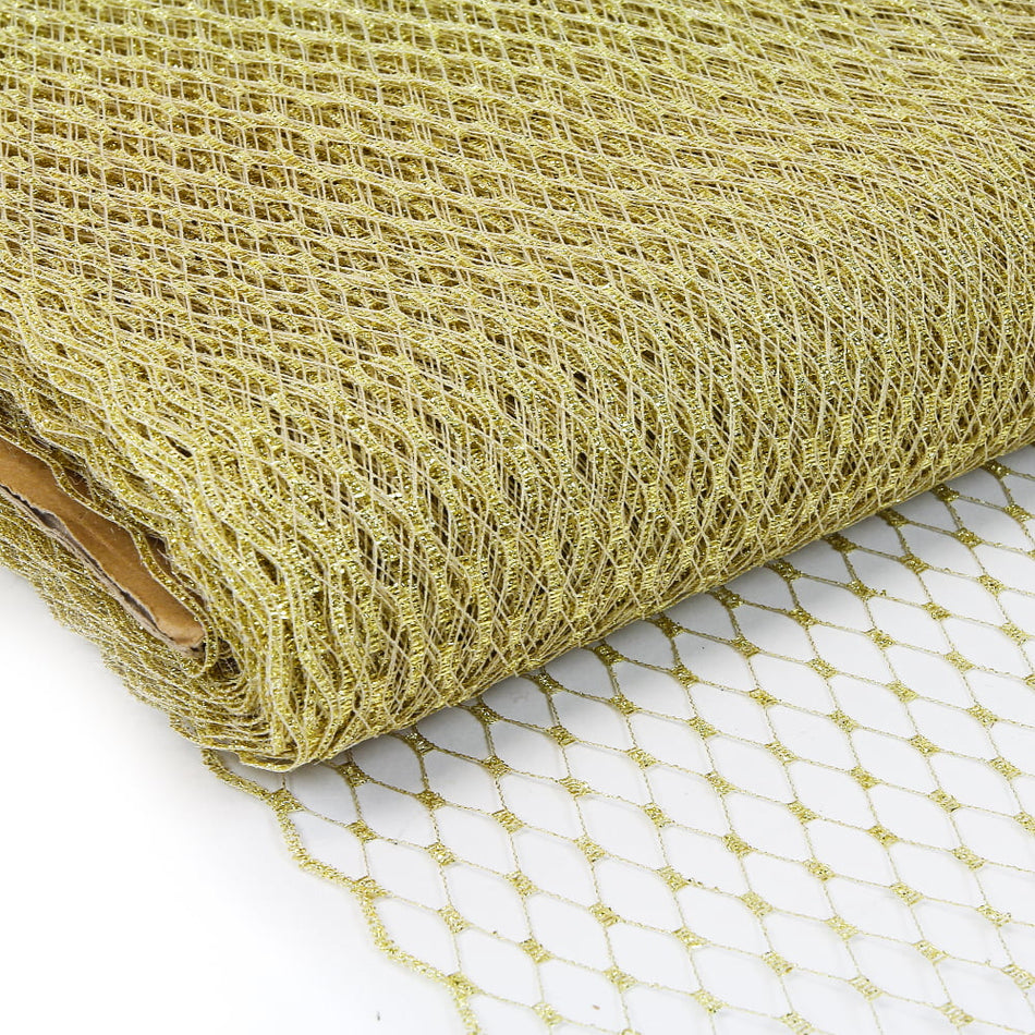 Veiling - Plain & Metallic - 23cm / 9"