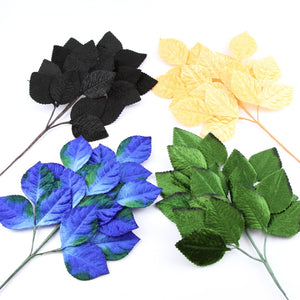 Velvet Leaves & Branch Spray