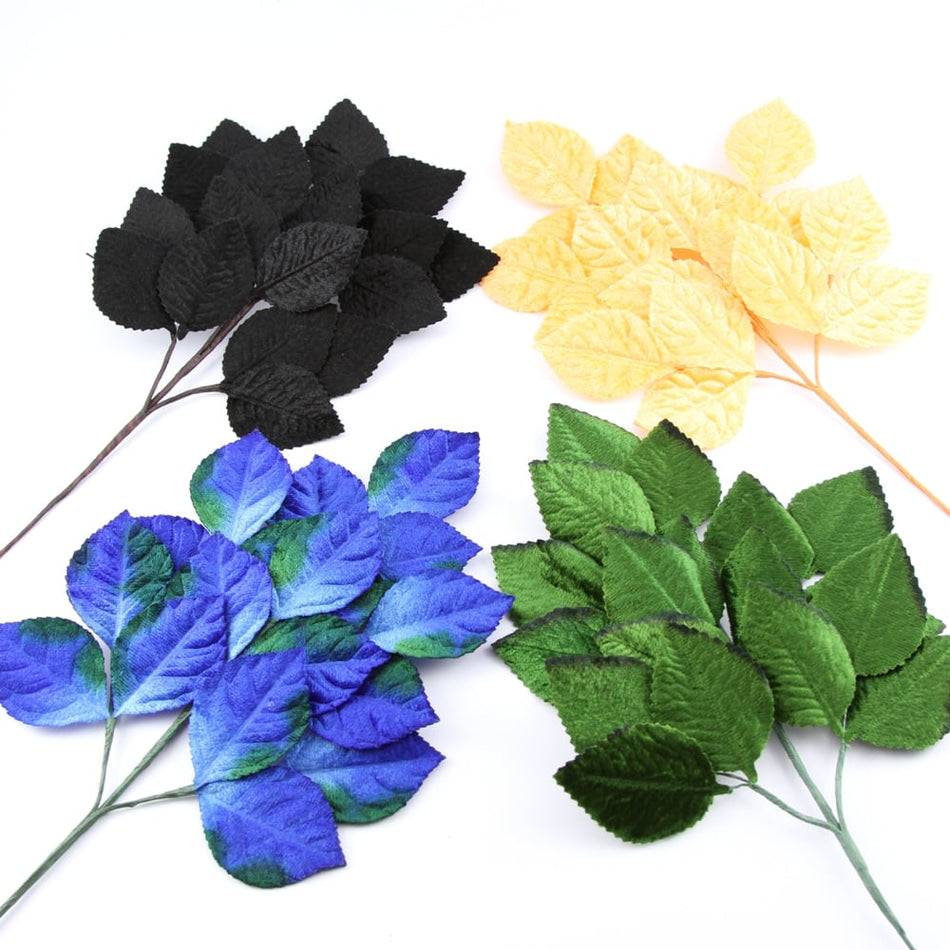 Velvet Leaves & Branch Spray