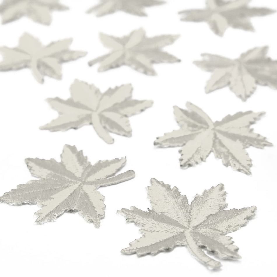 Maple Leaf Iron-On Embroidered Motif (10 Pack)