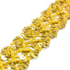 Criss-Cross Sequin Stretch Trim w Tinsel Braid