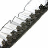 Sequins & Gathered Tulle Stretch Trim