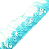 Sequins & Gathered Tulle Stretch Trim
