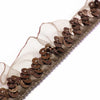 Sequins & Gathered Tulle Stretch Trim