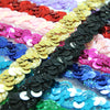 Zig-Zag Sequin & Ric-Rac Cord Trim w Tinsel Braid