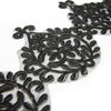 Floral Emblem Embroidered Trim