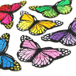 Butterfly Iron-On Embroidered Motif (5 Pack)