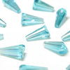 Glass Pagoda Artemis Faceted Bead - 12x6mm - Clear (12 Pack)