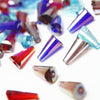Glass Pagoda Artemis Faceted Bead - 12x6mm - Clear (12 Pack)