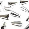 Glass Pagoda Artemis Faceted Bead - 12x6mm - Metallic (12 Pack)