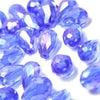 Glass Teardrop Briolette Faceted Beads - 8x12mm (24 Pack)