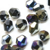 Glass Bicone Faceted Bead - 4mm - Metallic (48 Pack)