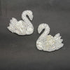 Swan Sequin & Beaded Motif