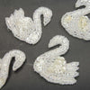 Swan Sequin & Beaded Motif