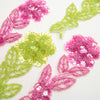 Daisy Sequin & Beaded Motif (Pair)