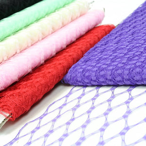 Vintage Open Weave Veiling - 23cm / 9"