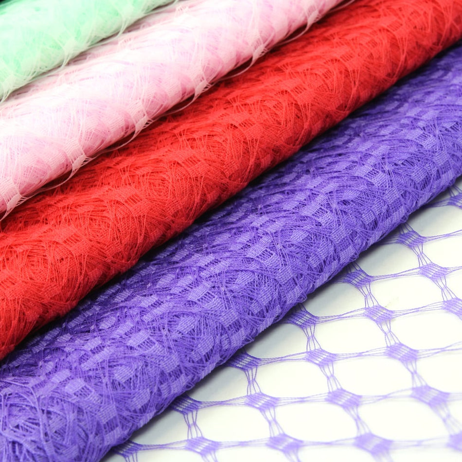 Vintage Open Weave Veiling - 23cm / 9"