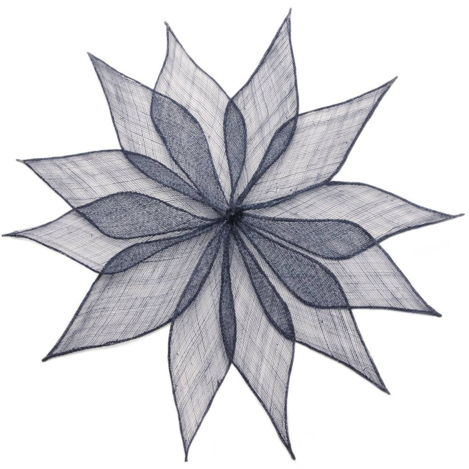 Flower Sinamay Twilight Leaves - Extra Small