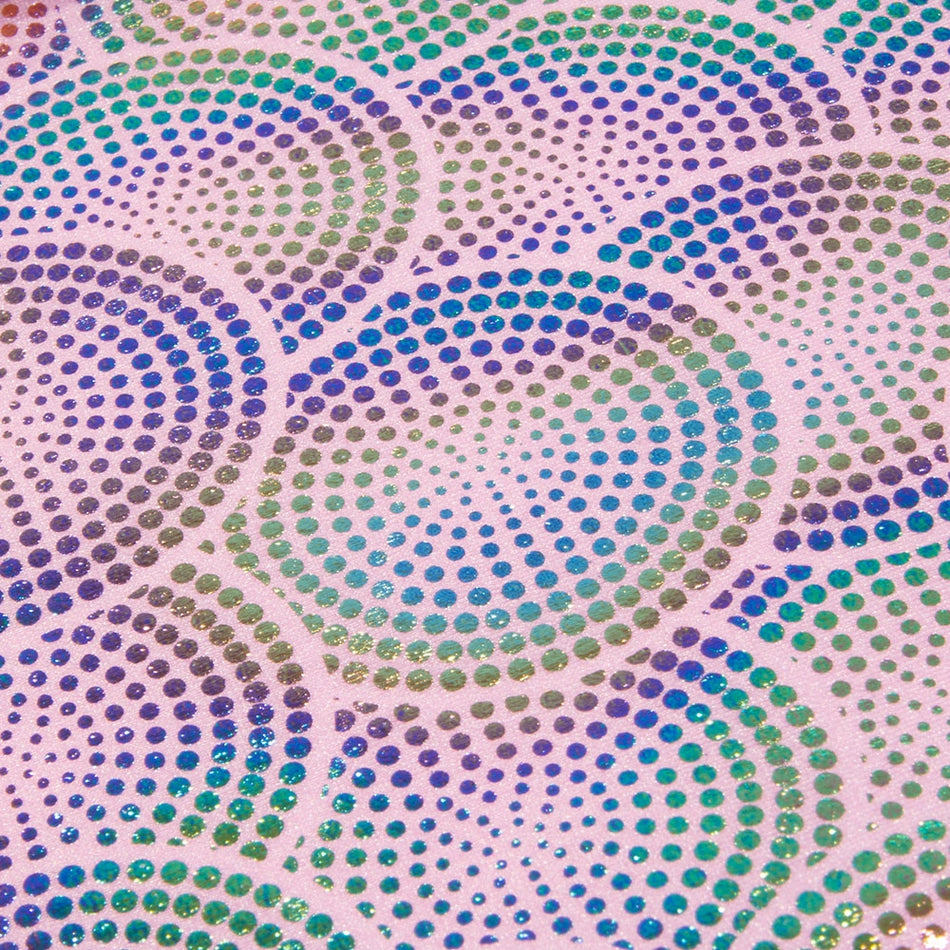 Jellybean Bubbles Rainbow Foil/Fog Finish Nylon Spandex
