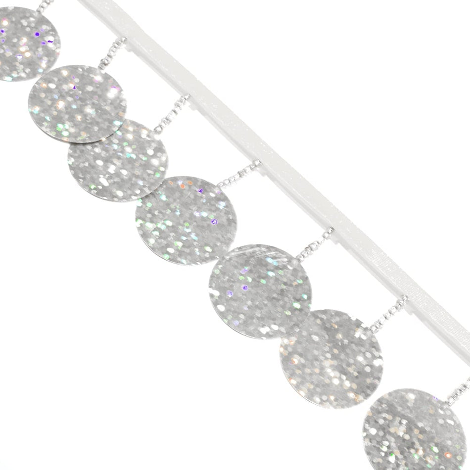 Circular Sequin & Beaded Tassels - 47mm / 1.8"