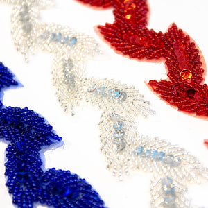 Laurel Leaves Sequin Trim
