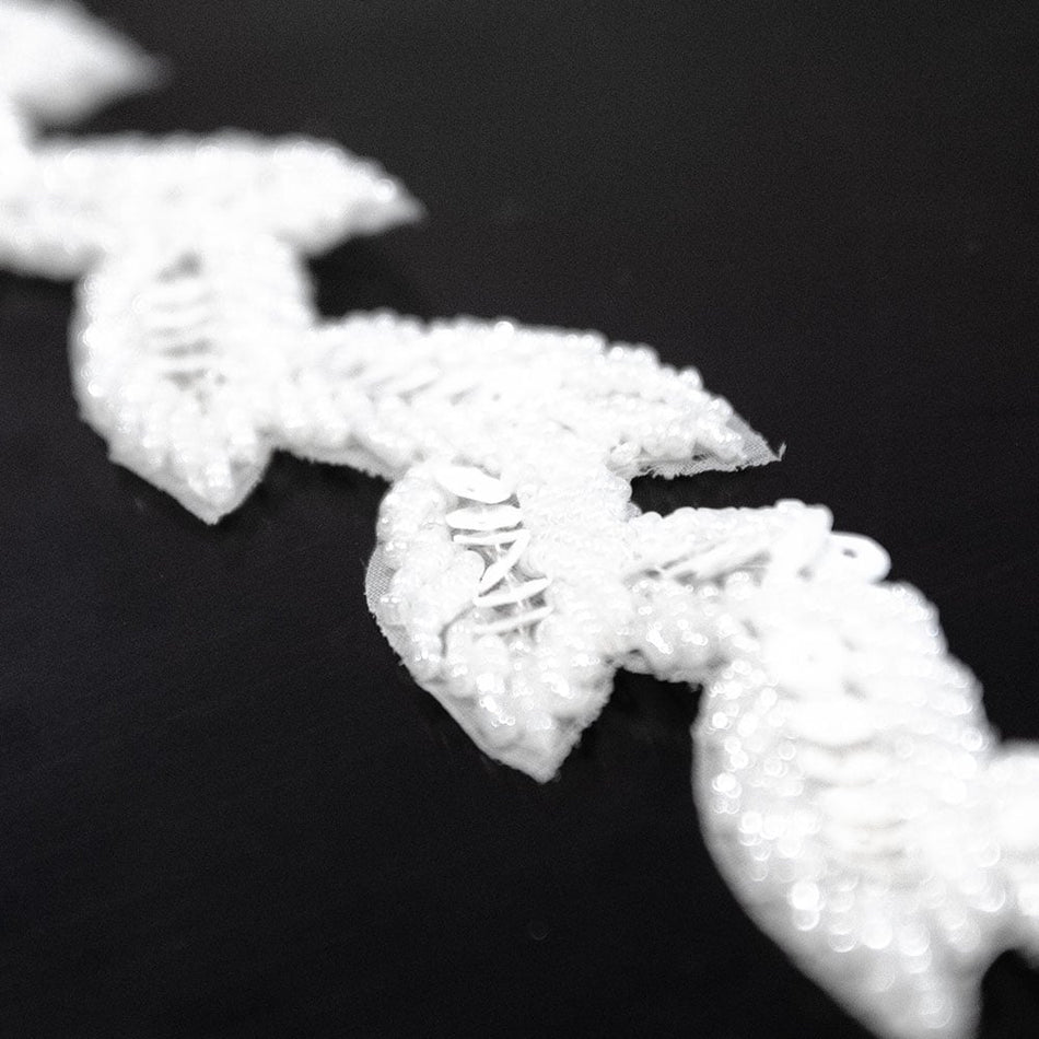 Laurel Leaves Sequin Trim