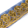 Embellished Beaded Florals Lurex Trim