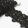 Lace Trim w Rose Motif & Beading