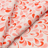 Suede Leather w Paisley Swirls Print