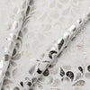 Suede Leather w Paisley Swirls Print